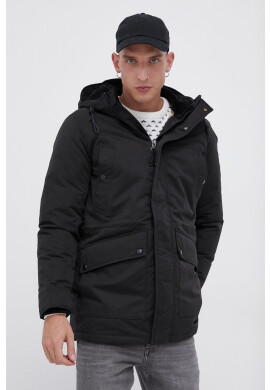 Jack & Jones Парка мъжка в зелено със зимна изолация - Pepit.bg