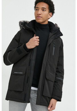 Jack & Jones Парка Jcoexped мъжка в черно с преходна изолация - Pepit.bg