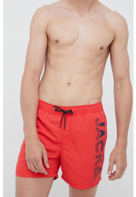 Jack & Jones Плувни шорти в червено - Pepit.bg