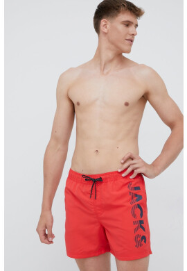 Jack & Jones Плувни шорти в червено - Pepit.bg