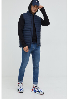 Jack & Jones Пуловер мъжки в черно от лека материя - Pepit.bg