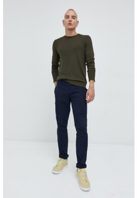 Jack & Jones Пуловер мъжки в зелено от лека материя - Pepit.bg
