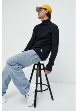 Jack & Jones Пуловер мъжки в зелено от лека материя - Pepit.bg