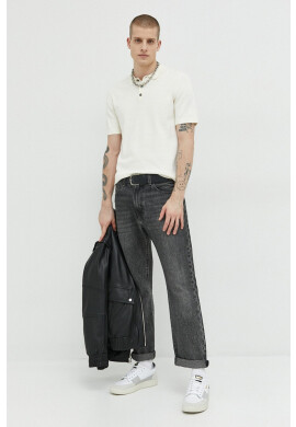 Jack & Jones Пуловер JJEEMIL мъжки в бежово - Pepit.bg