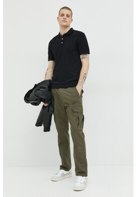 Jack & Jones Пуловер JJEEMIL мъжки в черно - Pepit.bg