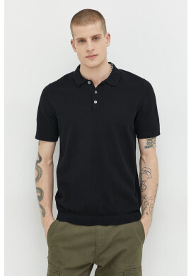 Jack & Jones Пуловер JJEEMIL мъжки в черно - Pepit.bg