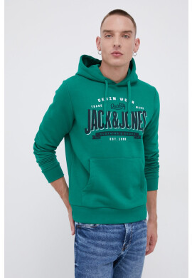 Jack & Jones Суичър в бежово с принт - Pepit.bg