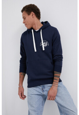 Jack & Jones Суичър мъжки в тъмносиньо с изчистен дизайн - Pepit.bg