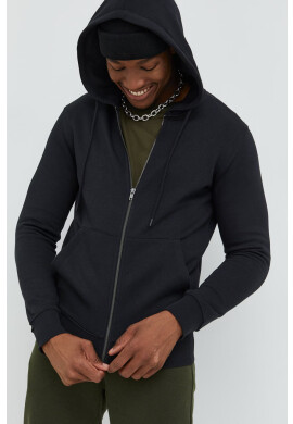Jack & Jones Суичър в черно с изчистен дизайн - Pepit.bg