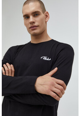Jack & Jones Суичър Jcodes в черно с принт - Pepit.bg