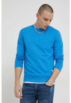 Jack & Jones Суичър JJEBASIC в синьо с изчистен дизайн 12181903 - Pepit.bg