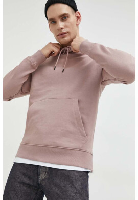 Jack & Jones Суичър JJESTAR в розово с качулка с изчистен дизайн - Pepit.bg
