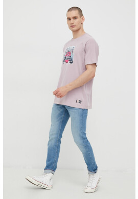Jack & Jones Тениска в лилаво с принт - Pepit.bg