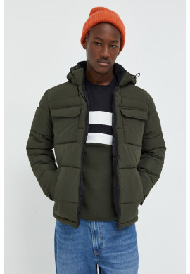 Jack & Jones Яке в зелено със зимна изолация - Pepit.bg