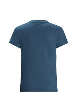 Jack Wolfskin Детска тениска ACTIVE SOLID T K в тъмносиньо с изчистен дизайн - Pepit.bg