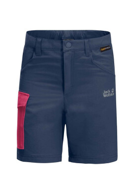 Jack Wolfskin Детски къси панталони ACTIVE SHORTS K в синьо с десен - Pepit.bg