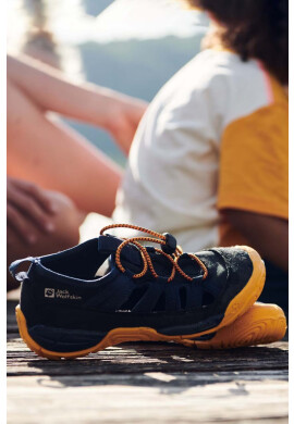 Jack Wolfskin Детски сандали VILI SANDAL K в оранжево - Pepit.bg