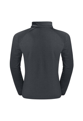 Jack Wolfskin Детски суичър в черно с изчистен дизайн - Pepit.bg
