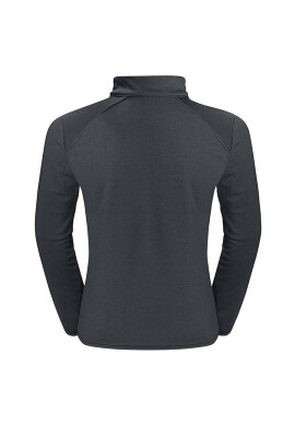 Jack Wolfskin Детски суичър в черно с изчистен дизайн - Pepit.bg
