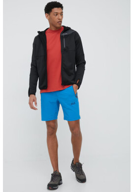 Jack Wolfskin Памучна тениска в зелено с десен - Pepit.bg