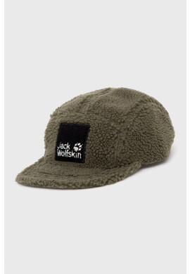 Jack Wolfskin Шапка в зелено с изчистен дизайн - Pepit.bg