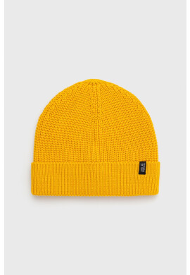 Jack Wolfskin Шапка в жълто от плътен трикотаж - Pepit.bg