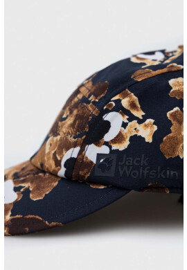 Jack Wolfskin Шапка с козирка 10 в тъмносиньо с десен - Pepit.bg