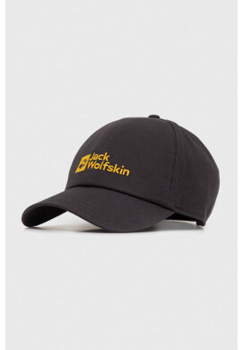 Jack Wolfskin Шапка с козирка в сиво с апликация - Pepit.bg