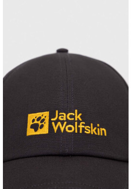Jack Wolfskin Шапка с козирка в сиво с апликация - Pepit.bg