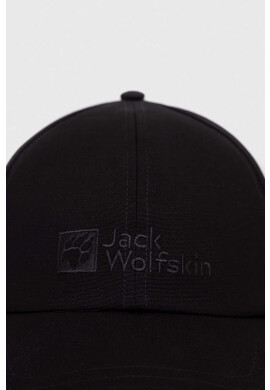 Jack Wolfskin Шапка с козирка в черно с апликация - Pepit.bg