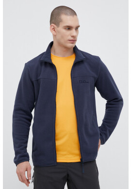 Jack Wolfskin Спортен суичър Beilstein в тъмносиньо с изчистен дизайн - Pepit.bg