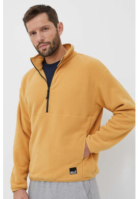 Jack Wolfskin Суичър в жълто с изчистен дизайн - Pepit.bg