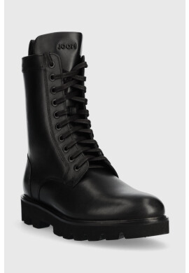 Joop! Кожени кубинки Unico в черно с платформа 4140006745 - Pepit.bg