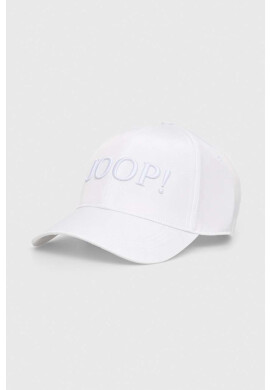 Joop! Шапка в бяло с апликация - Pepit.bg