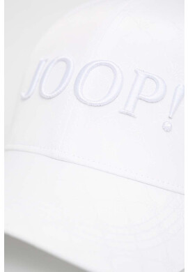 Joop! Шапка в бяло с апликация - Pepit.bg