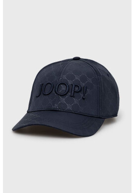 Joop! Шапка с козирка в тъмносиньо с апликация - Pepit.bg