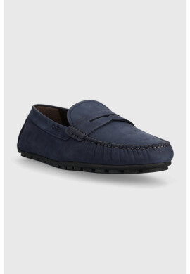 Joop! Велурени мокасини Piola Terras в тъмносиньо 4140006994 - Pepit.bg