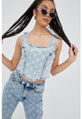 Juicy Couture Дънков топ - Pepit.bg