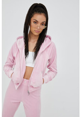 Juicy Couture Суичър в розово с апликация - Pepit.bg