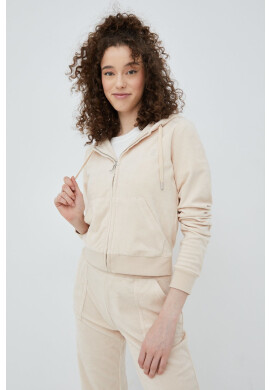 Juicy Couture Суичър в бежово с изчистен дизайн - Pepit.bg