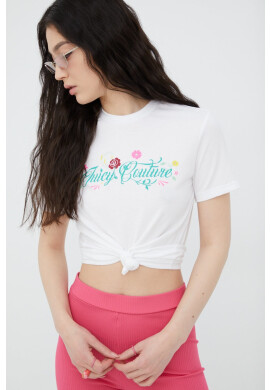 Juicy Couture Тениска в бяло - Pepit.bg