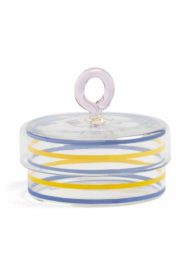 &k amsterdam Кутия с капак Jar Stripy - Pepit.bg