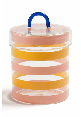 &k amsterdam Кутия с капак Jar Stripy - Pepit.bg