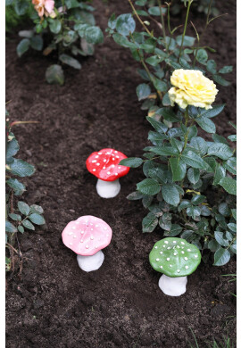 &k amsterdam Свещ без аромат Mushroom Dots - Pepit.bg