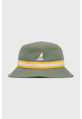 Kangol Памучна капела в зелено от памук - Pepit.bg