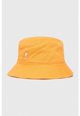 Kangol Памучна капела в оранжево от памук - Pepit.bg