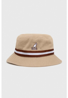 Kangol Памучна капела в бежово от памук - Pepit.bg