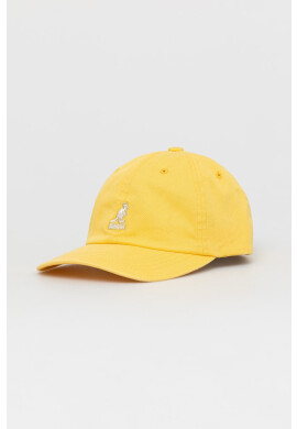Kangol Шапка в жълто с апликация - Pepit.bg