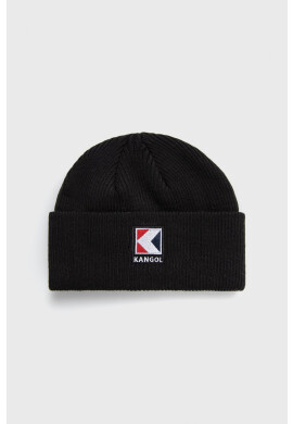 Kangol Шапка в черно с фина плетка - Pepit.bg