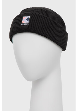 Kangol Шапка в черно с фина плетка - Pepit.bg
